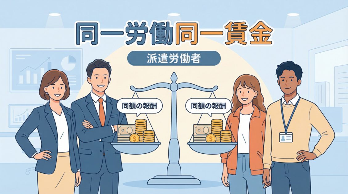 派遣労働者における同一労働同一賃金の適用範囲はどこまで？派遣元・派遣先が押さえるべき実務ポイント
